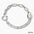 Wholesale Stainless steel bracelet stitching zircon bracelet set