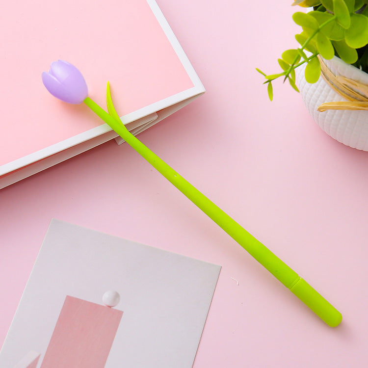 Wholesale  color change flower gel pen