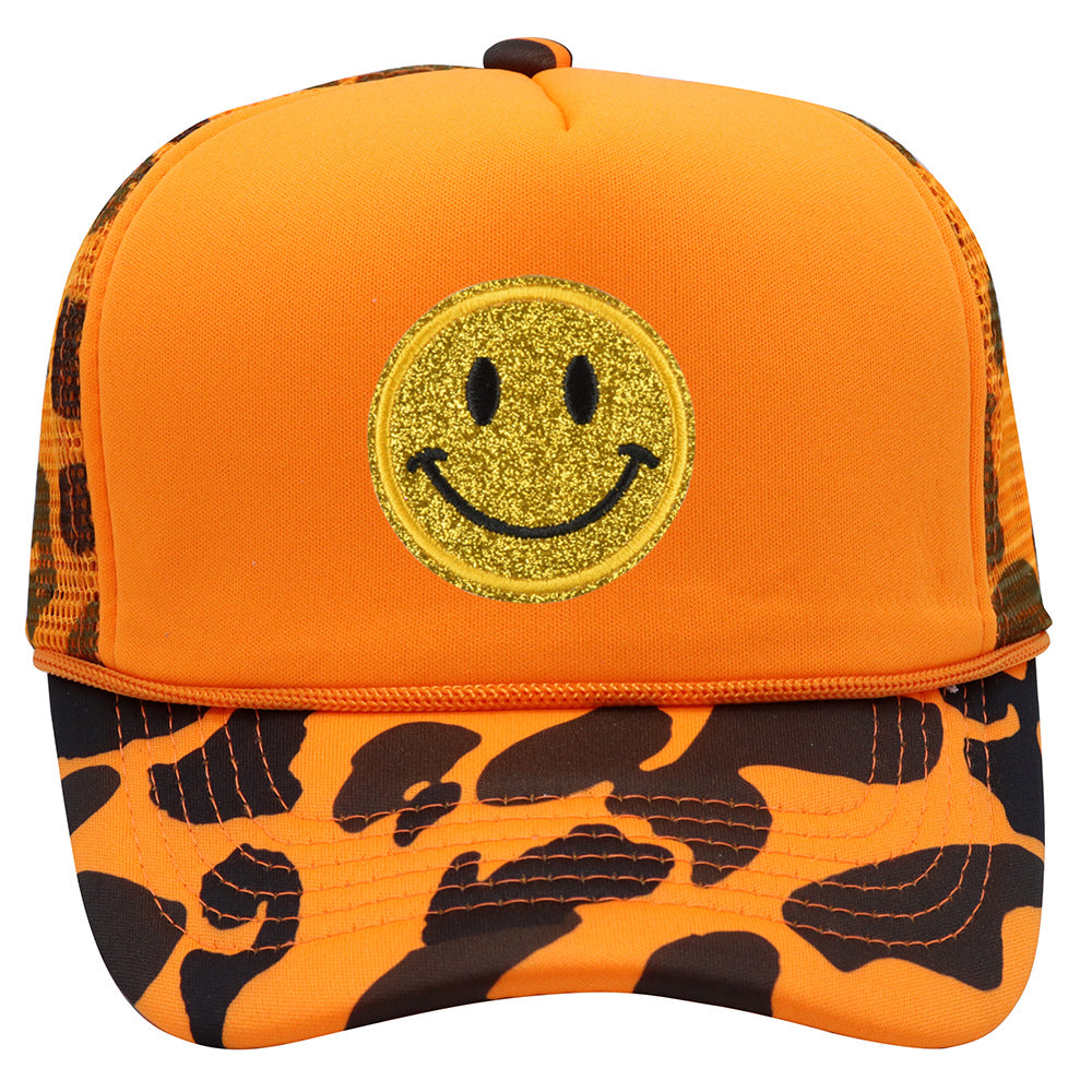 Wholesale Children's Smiling Face Truck Mesh Hat Baseball Cap