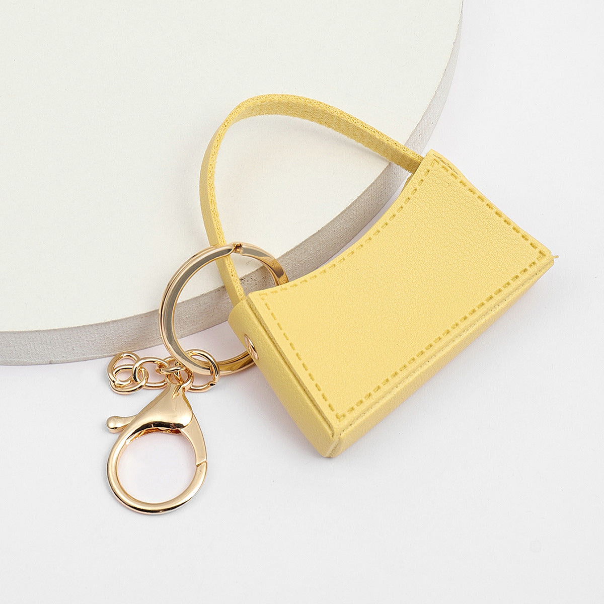 Wholesale Small Curved Bag PU Leather Keychain Pendants ACC-KC-XTZ012