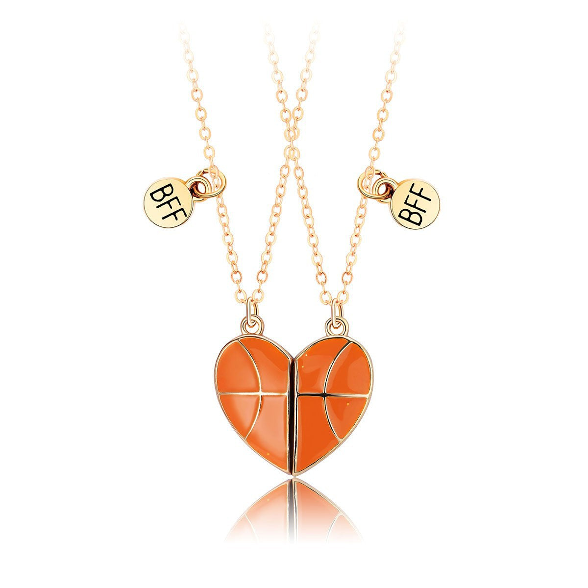 Wholesale Oil Drop Love Magnet Necklace Set ACC-NE-Hanp006