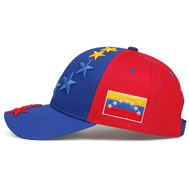Wholesale Embroidered Venezuela Flag Baseball Cap
