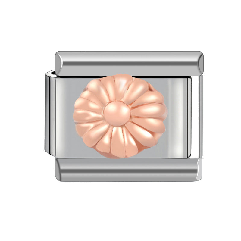 Wholesale Italian Charm Bracelet Stainless Steel Bracelet 9mm DIY Pattern Free Stitching Detachable Composable Bracelet ACC-BT-JL004