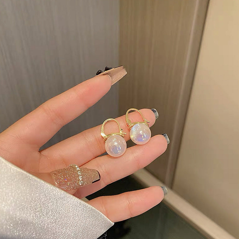 Wholesale Vintage 925 Large Pearl Earrings ACC-ES-Yixin006