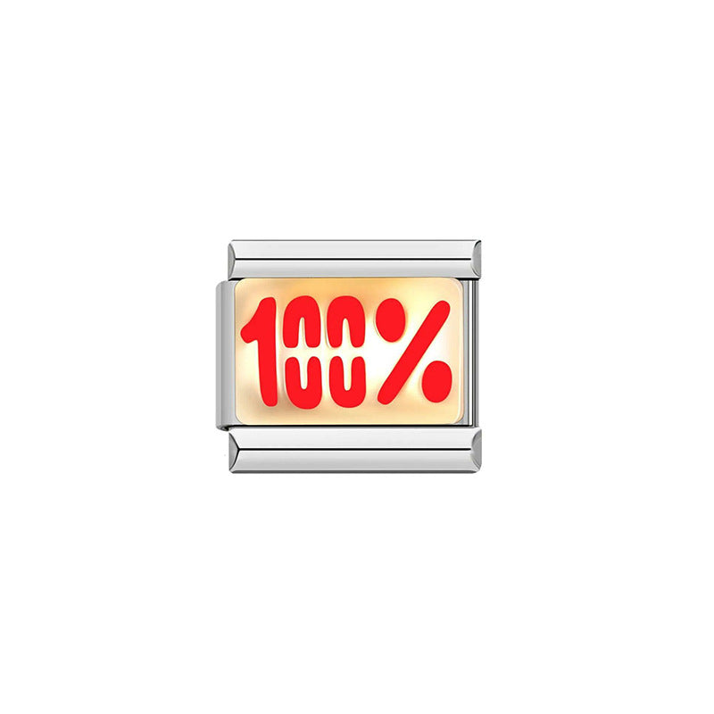 Wholesale Stainless Steel DIY Letter Block Bracelet - Trendy Unisex Modular Jewelry Accessory
