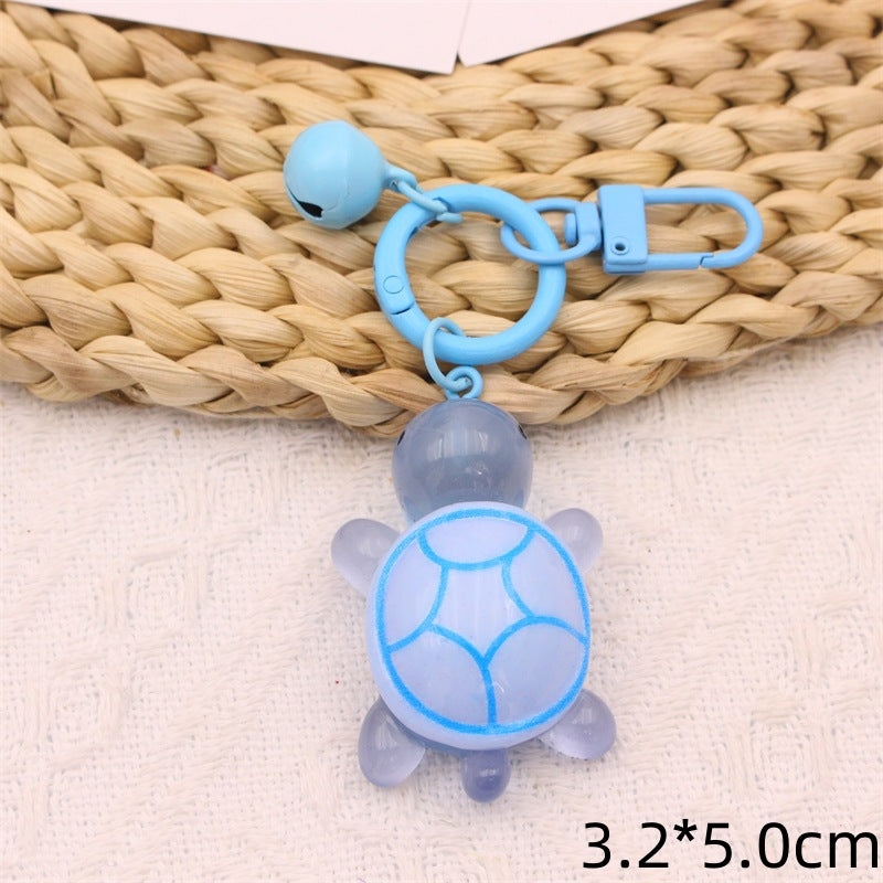 Wholesale Creative Cartoon Cute Luminous Little Turtle Keychains ACC-KC-YiNian001