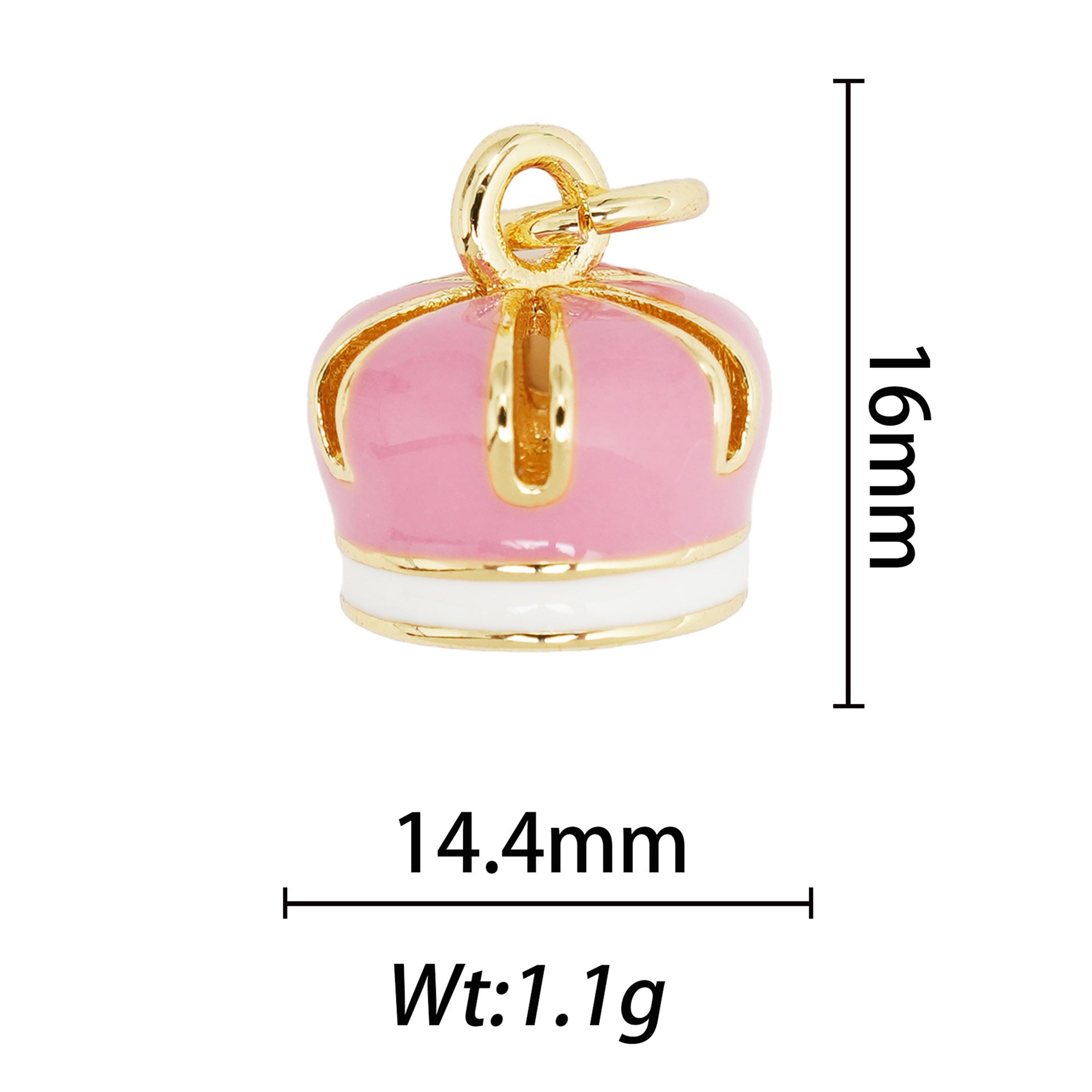 Wholesale 10pcs Electroplated Ladies 18k Necklace Decorations Pendant