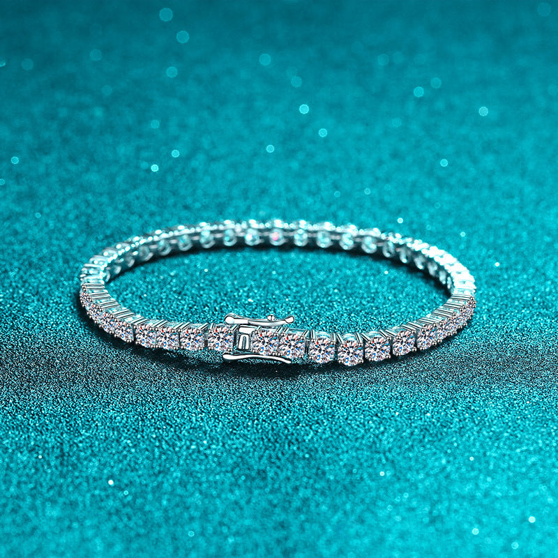 Wholesale 925 Sterling Silver Bracelet Full-pave Bracelet