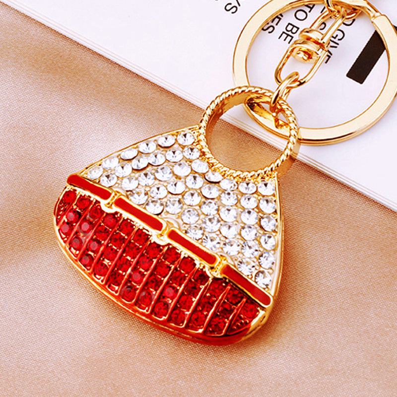 Wholesale Pearl Diamond Zinc Alloy Keychains ACC-KC-RuiYuan002