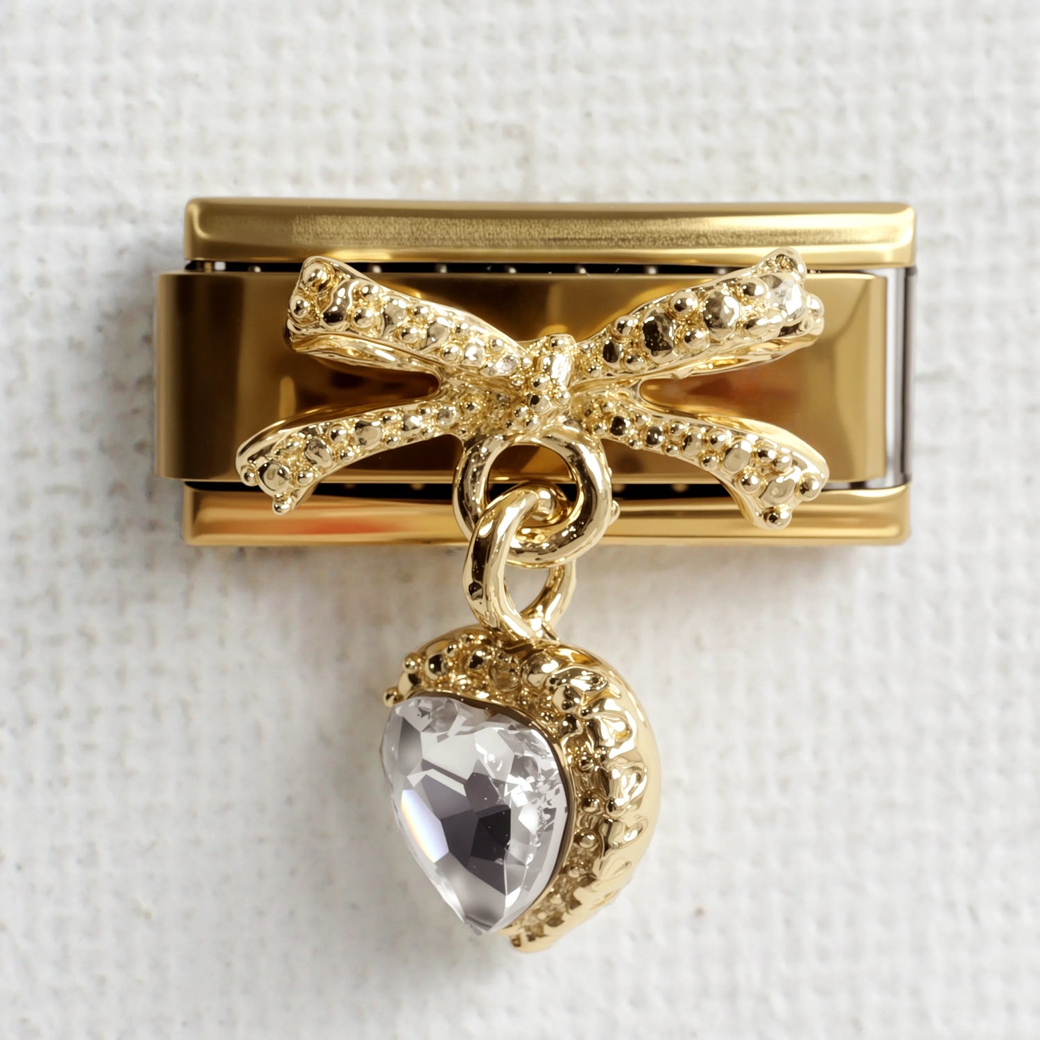 Wholesale 5pcs/pack Makeup &  Accessories Enamel Italian Charms Single Section Creative Stainless Steel Composable Bracelet