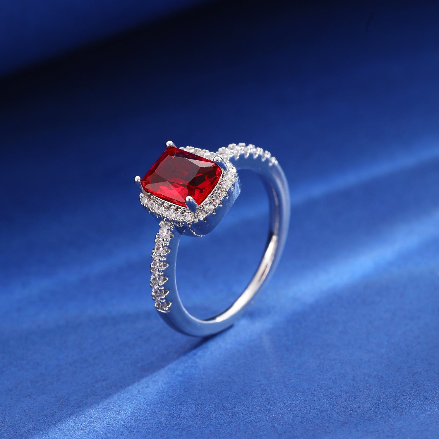 Wholesale color love zircon diamond ring