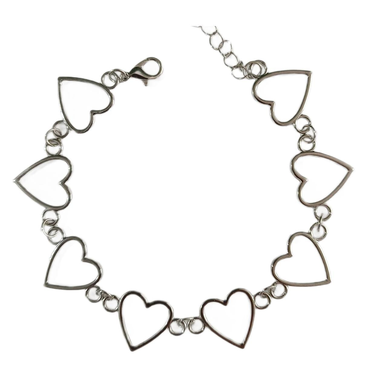 Wholesale  Beach Holiday Style Hollow Heart-shaped Anklet