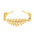 Wholesale  personality temperament leaf head hoop leaf bracelet tassel arm ring