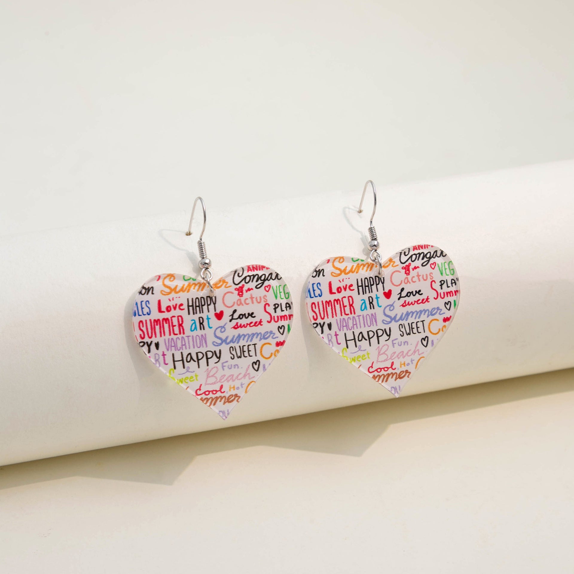 Wholesale  romantic Valentine's Day acrylic creative earrings