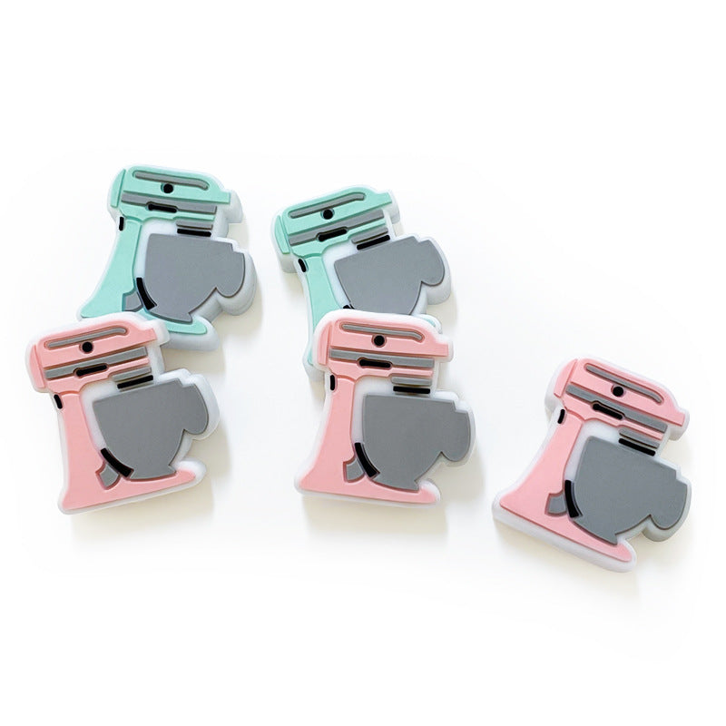 Wholesale 10pcs Blender Silicone Beads DIY Handmade Beaded Pen Accessories ACC-BDS-WDX050