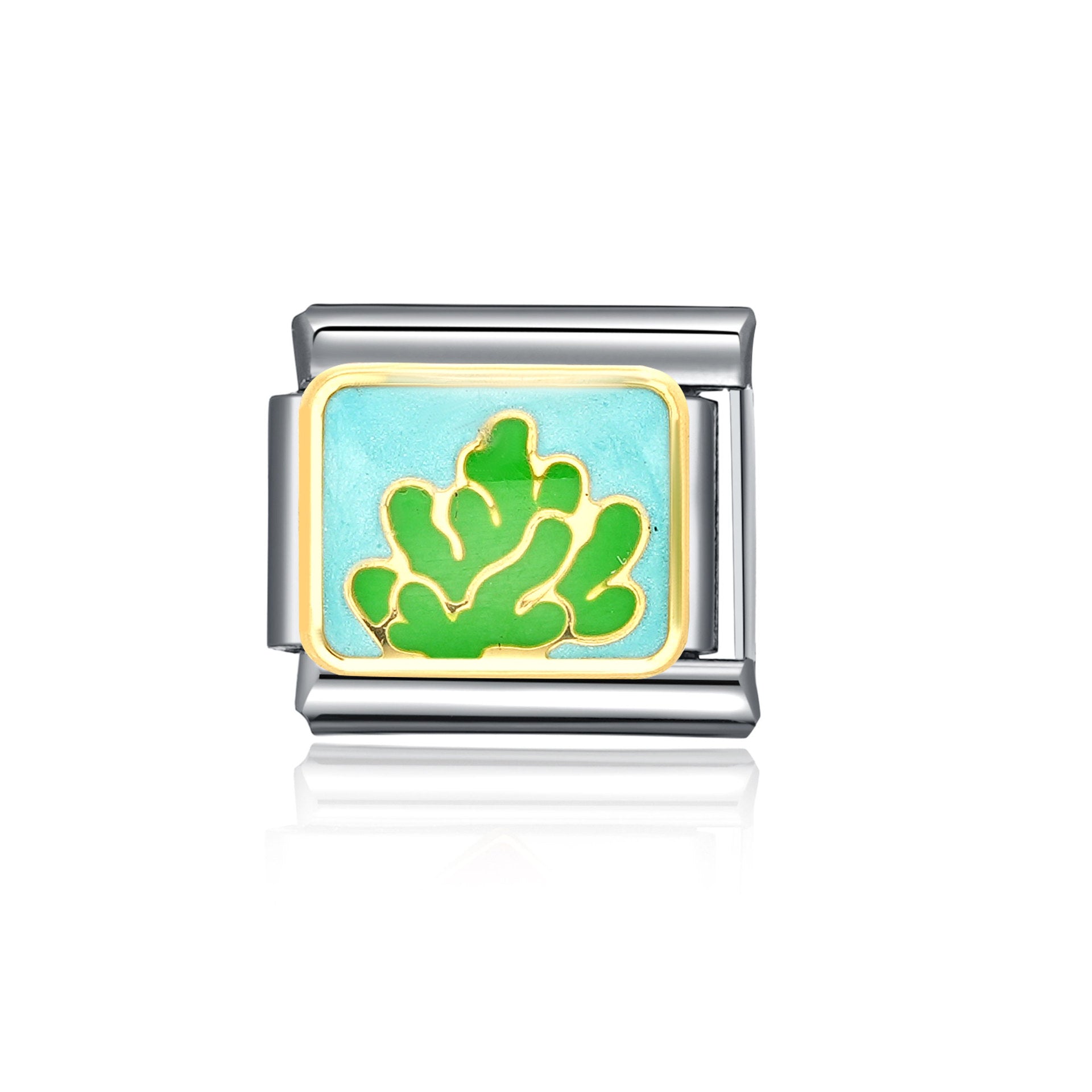 Bracelet de charme italien en gros de 9 mm d'animal d'épissage et de planable en acier inoxydable