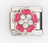 Wholesale Italian Style Flower Modular Bracelet Stainless Steel Fashion Accessory For Gift And Resale