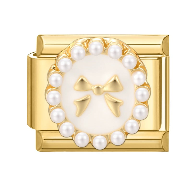 Wholesale Italian Charm Bracelet 9mm DIY Splicing Cute Creative Stainless Steel Composable Bracelet