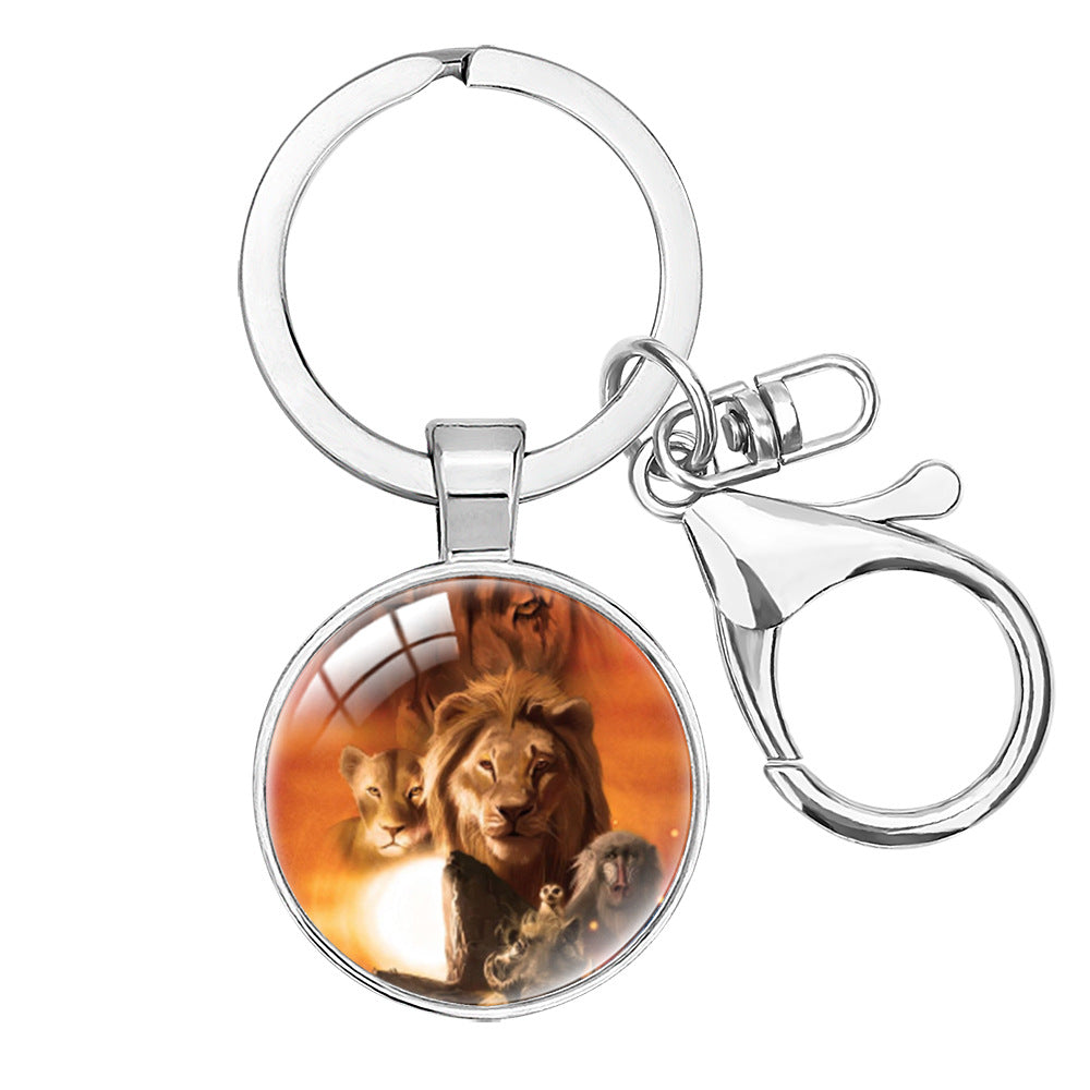 Wholesale Cartoon lion decoration keychain