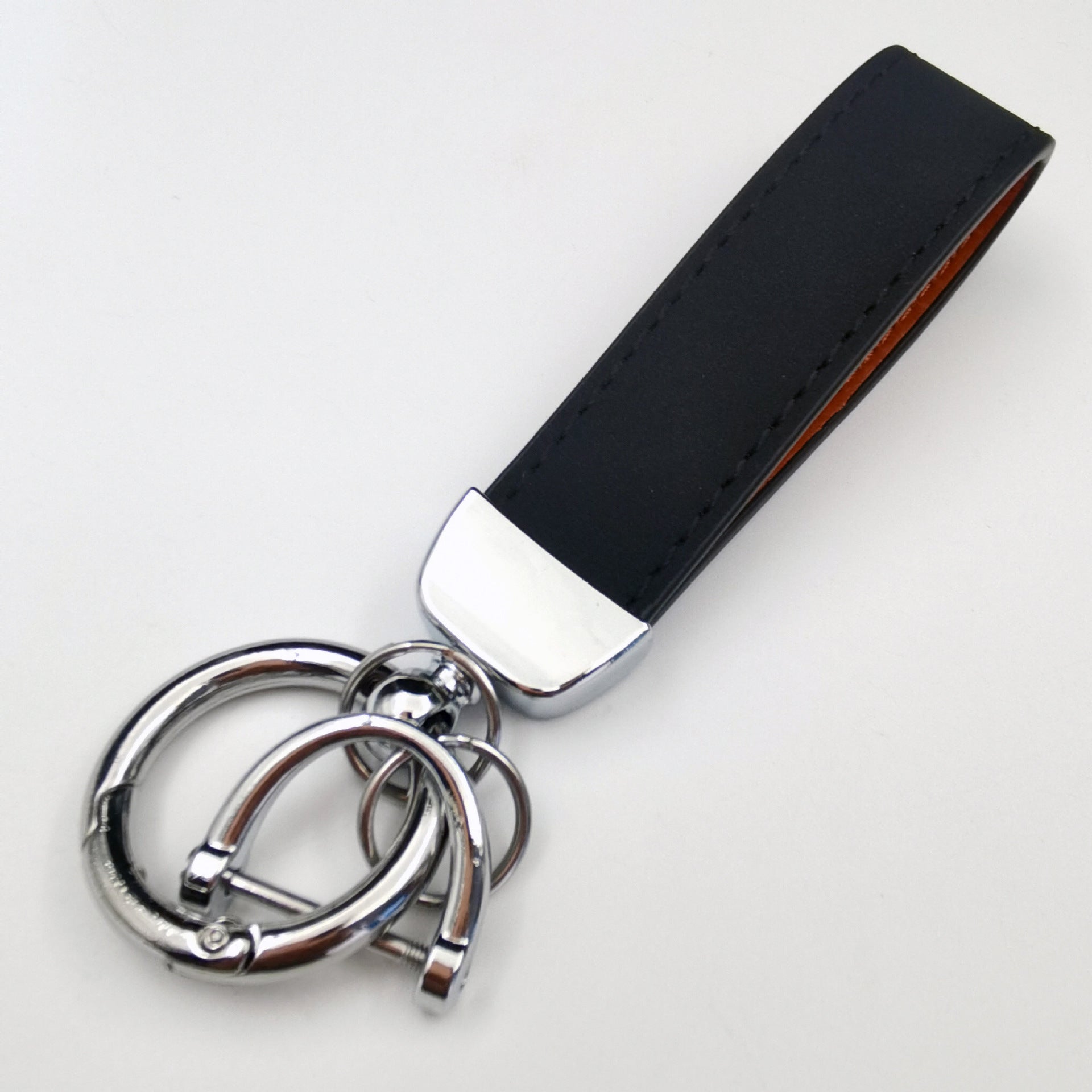 Wholesale Zinc Alloy Keychain Black Gunmetal Hardware Decorative Accessory for Wedding Gift