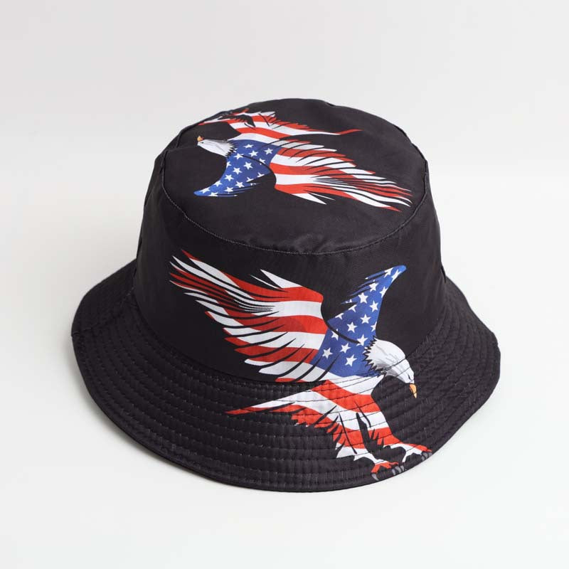 Wholesale eagle positioning digital printing fisherman hat