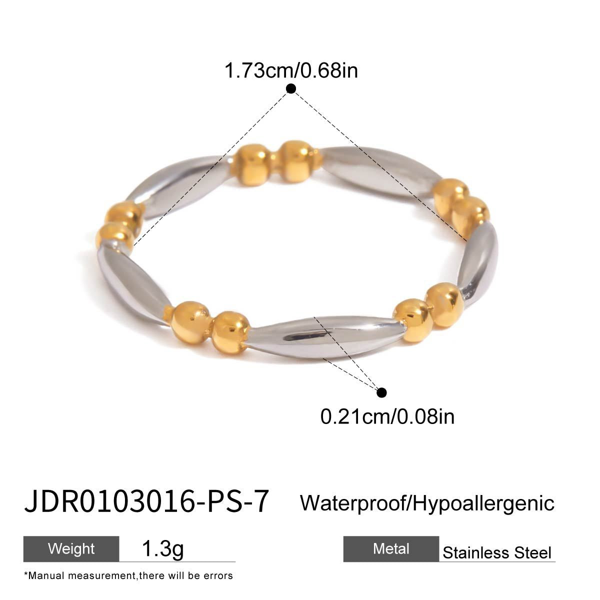 Wholesale  Pearl Ring Stainless Steel  Non-Fading Jewelry