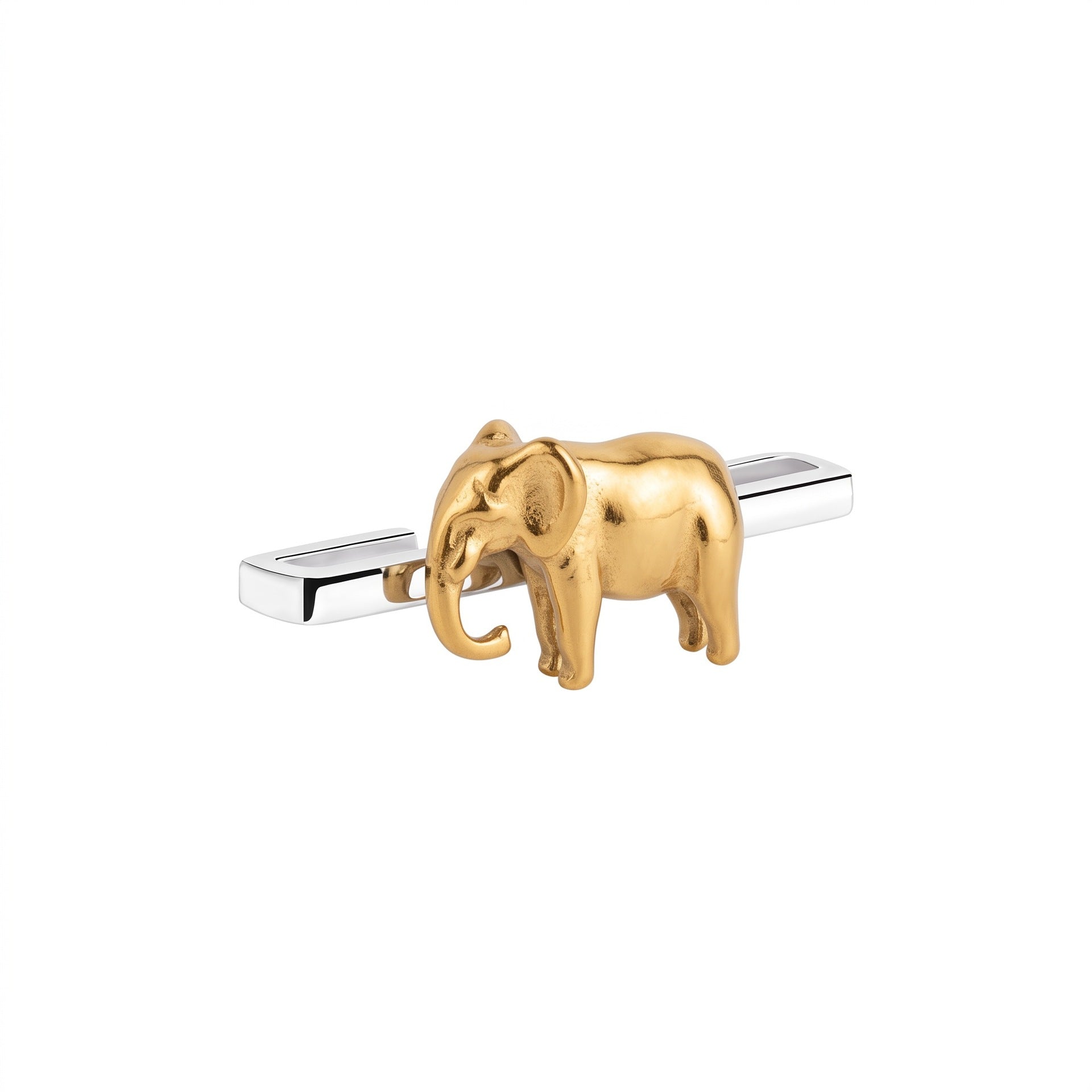 Wholesale Trendy Lion 18K Gold Plated Stainless Steel Watch Strap Charm DIY Jewelry Accessory Boutique Gift