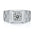 Wholesale  S925 sterling silver D moissanite diamond ring