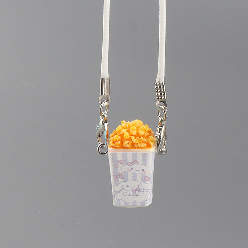 Wholesale Cute cartoon mini popcorn doll accessories