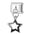 Wholesale Italian Charm Bracelet 9mm DIY Splicing Star Moon Series Stainless Steel Composable Bracelet