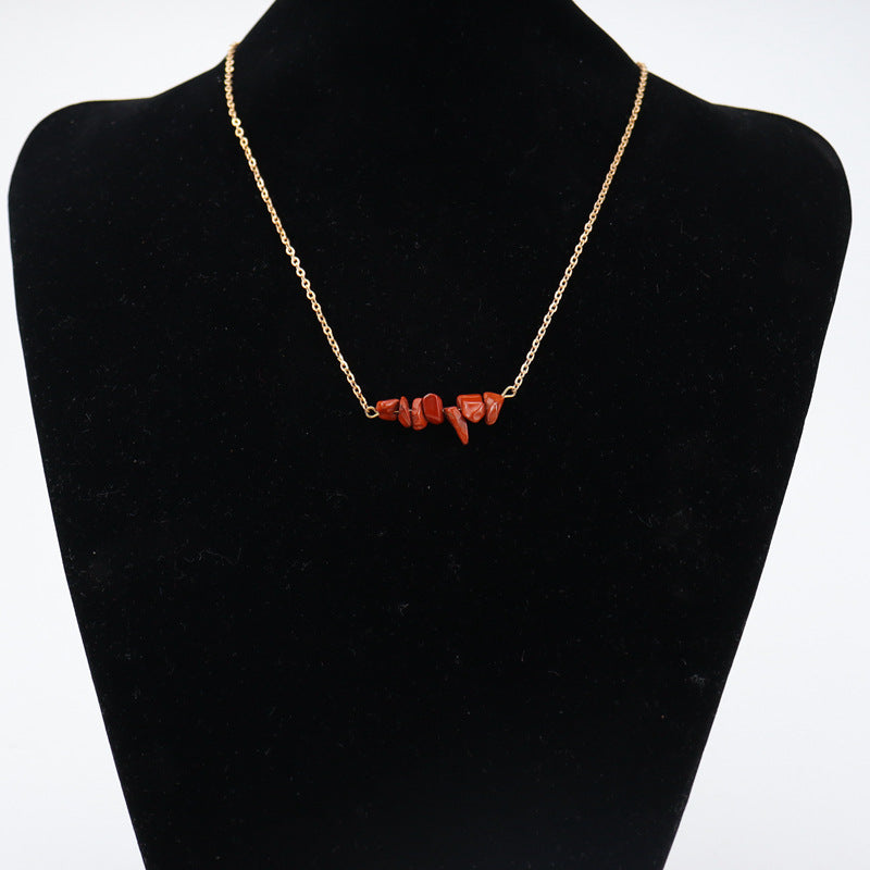 Wholesale Bohemian Style Natural Gravel Necklace