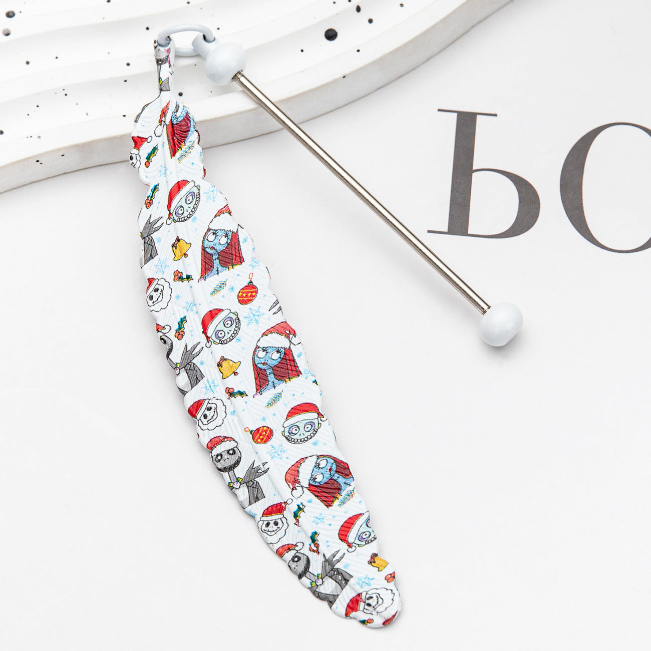 Wholesale Beadable Christmas Halloween Feather DIY Beaded Bookmarks ACC-BM-HuaH003