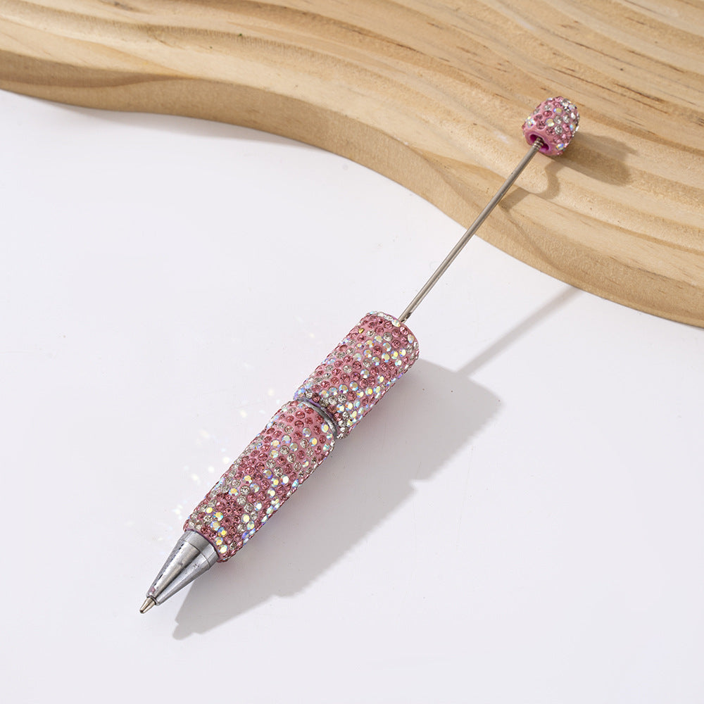Wholesale Beadable Pens Clay Diamond Handmade Diamond Plastic DIY Beaded Pen ACC-PN-ZhiYa001
