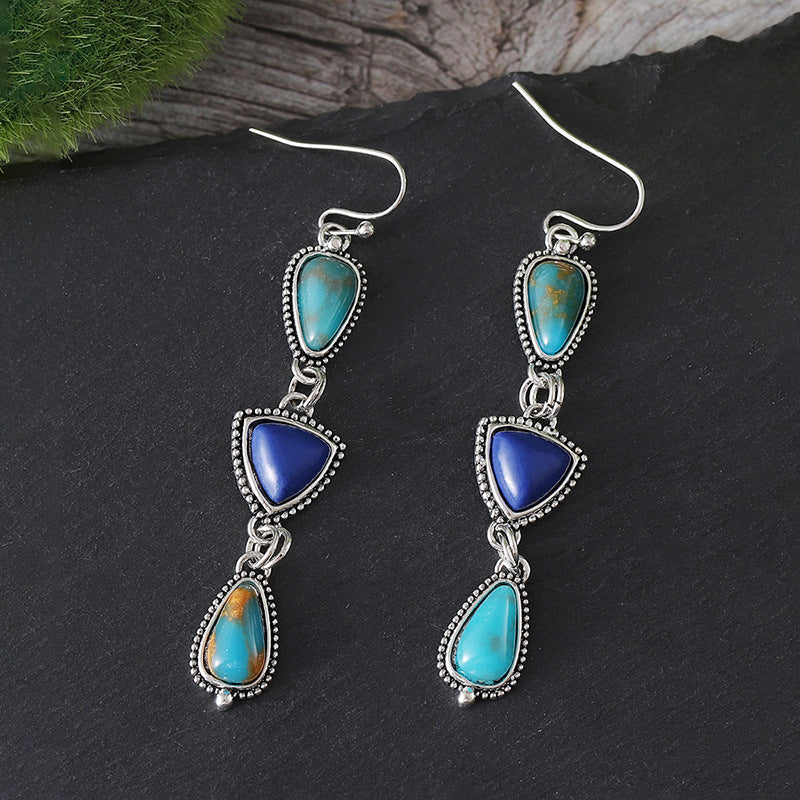 Wholesale Bohemian Artistic Retro Long Earrings