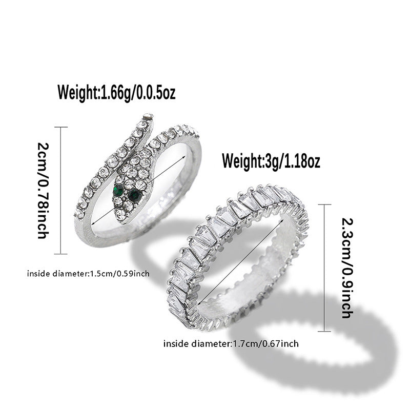 Wholesale Snake-shaped Diamond Ring