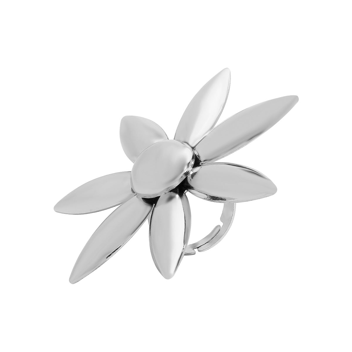 Wholesale Flower Sun Leaf Elegant Metal Ring