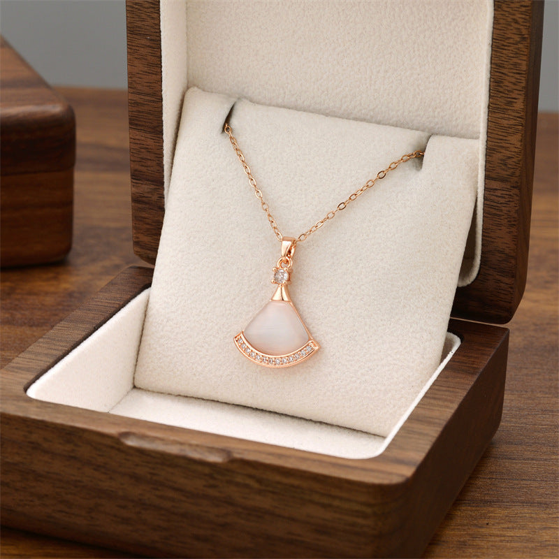 Wholesale Titanium Steel Necklace Women ACC-NE-Quanx008