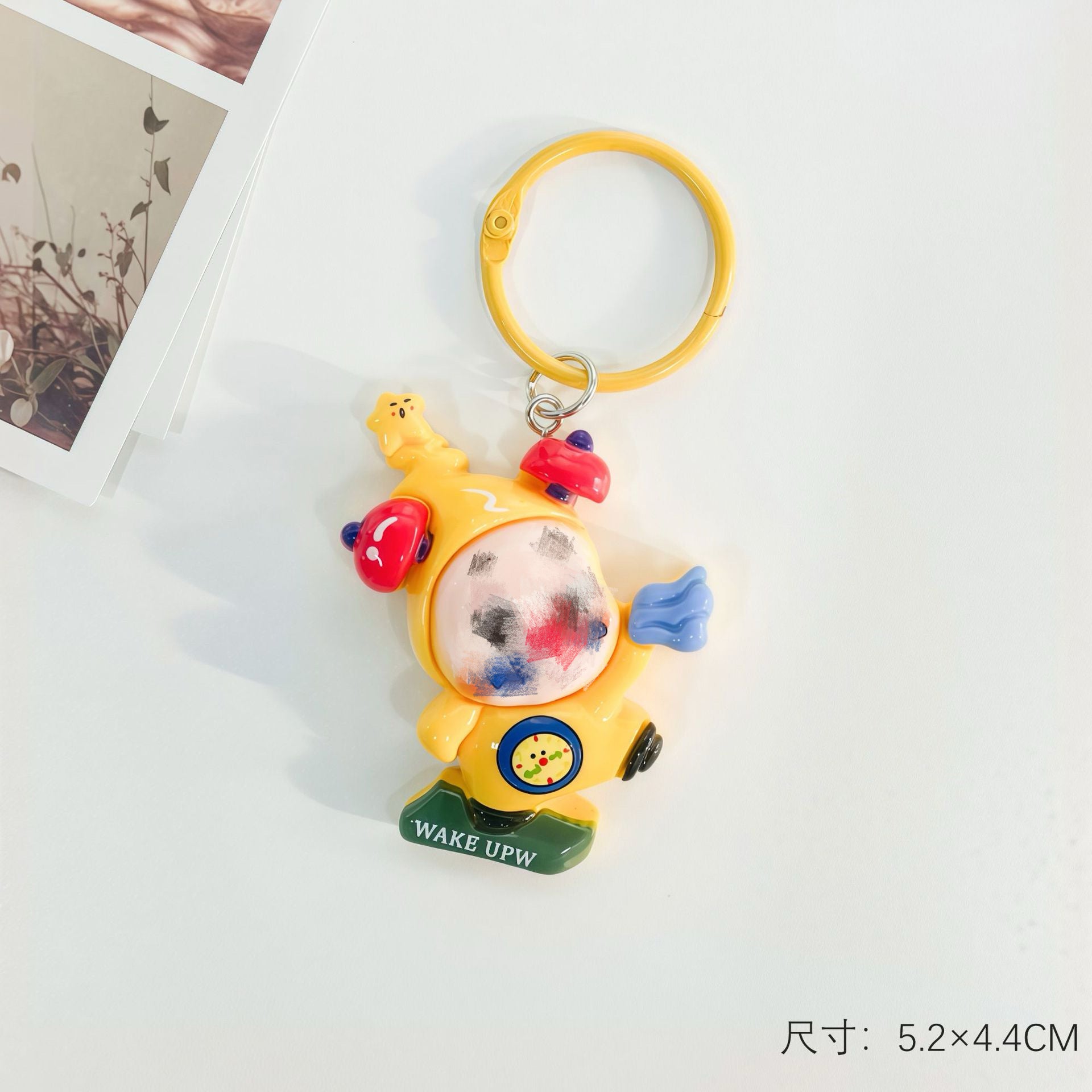 Wholesale Trendy Plastic Resin Star Keychain Bag Charm Gift for Students