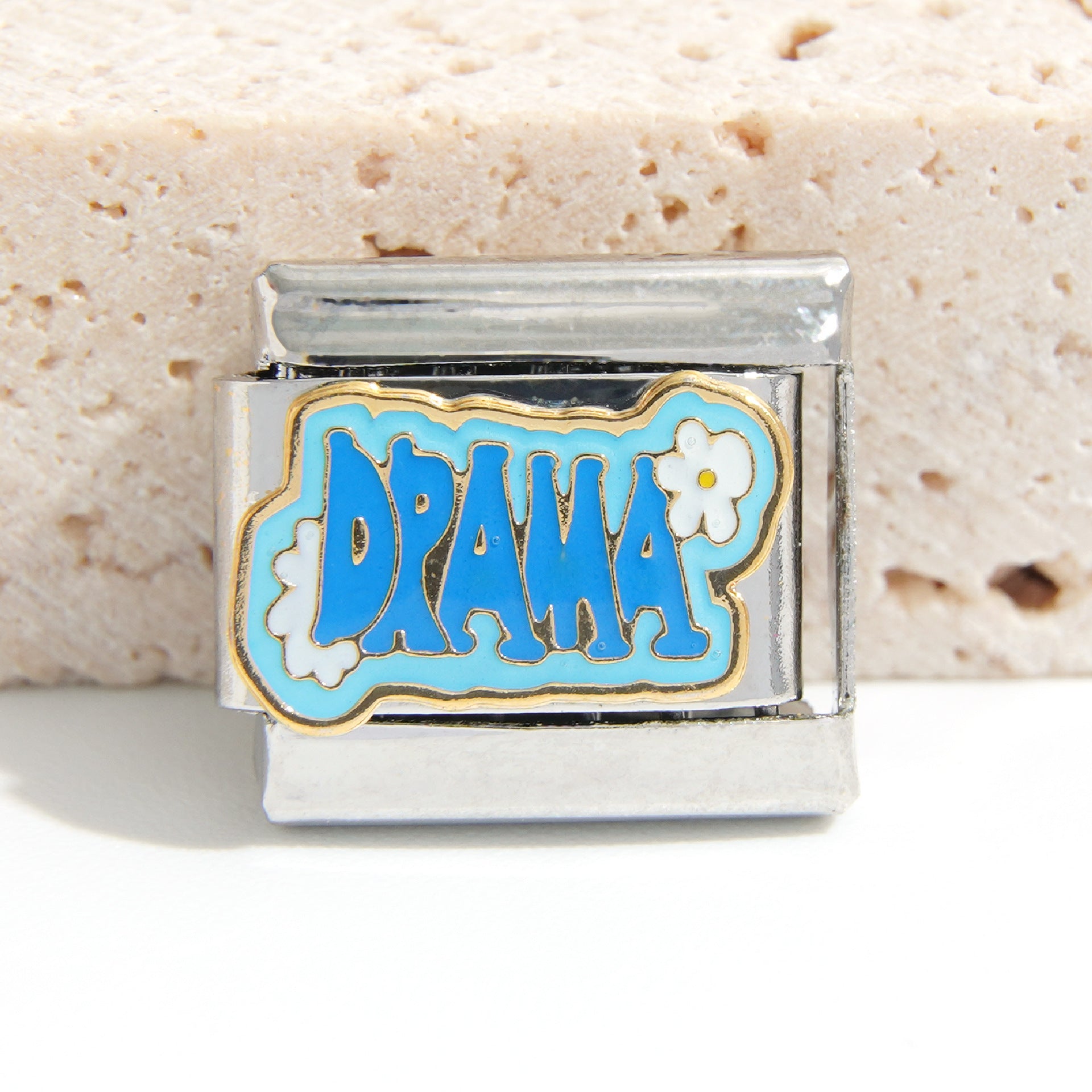 Wholesale Italian Charm Bracelet 9mm DIY Splicing Creative Pattern Stainless Steel Composable Bracelet