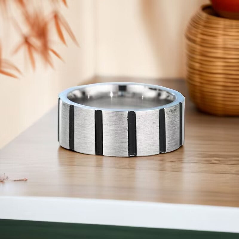 Wholesale  titanium steel men's ring retro style hand jewelry