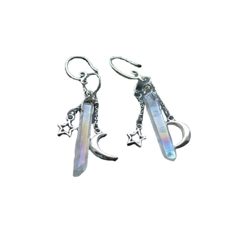 Wholesale  Gothic crystal white crystal earrings