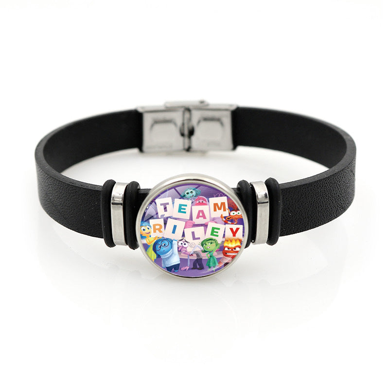 Wholesale Cartoon Cute Hand-woven Faux Leather Bracelet ACCVIP-BT-HengX003