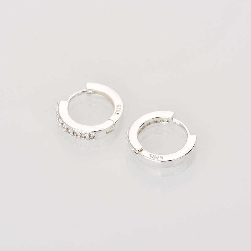 Wholesale Copper single row drill earrings