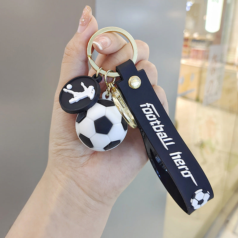 Wholesale World Cup Cartoon Mini Simulation Football Keychain