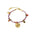 Wholesale Bohemian style 18K titanium steel knock pattern bracelet