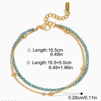Wholesale Women S Evil Eye Stainless Steel Bracelet With Rhinestone Accents Vacation Style Party Jewelry Fashion Accessory