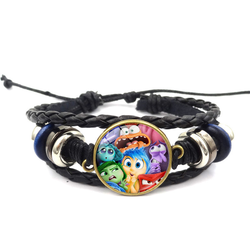 Wholesale Cartoon Cute Hand-woven Faux Leather Bracelet ACCVIP-BT-HengX002