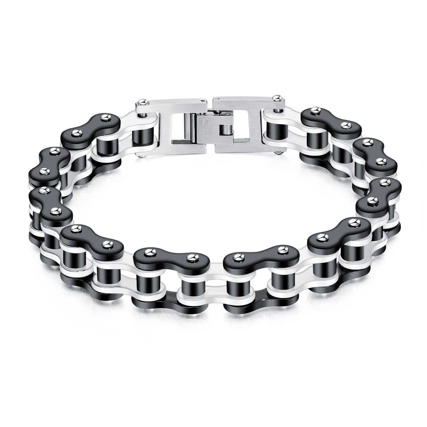 Wholesale  titanium steel  retro bicycle  chain  men's bracelet