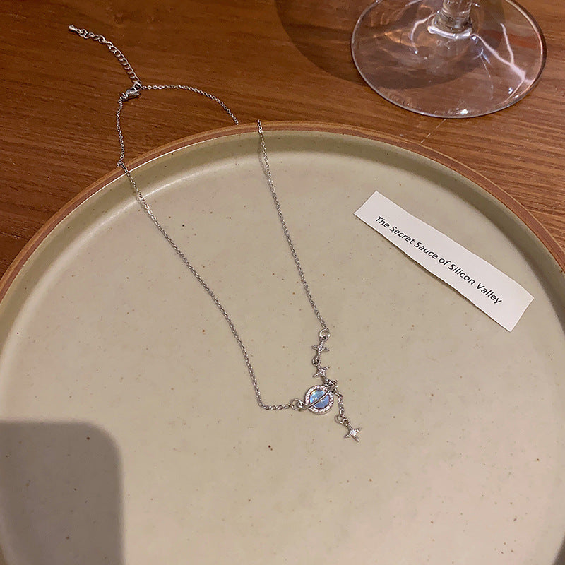 Wholesale  Titanium Steel Light Luxury Niche All-match  Necklace