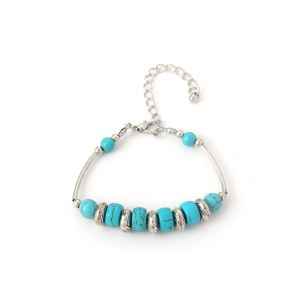 Wholesale  pine stone handmade butterfly bracelet